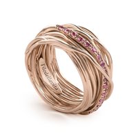 Anello Rubinia Donna Luce in Oro rosa Zaffiro AN127RZR - AN127RZR
